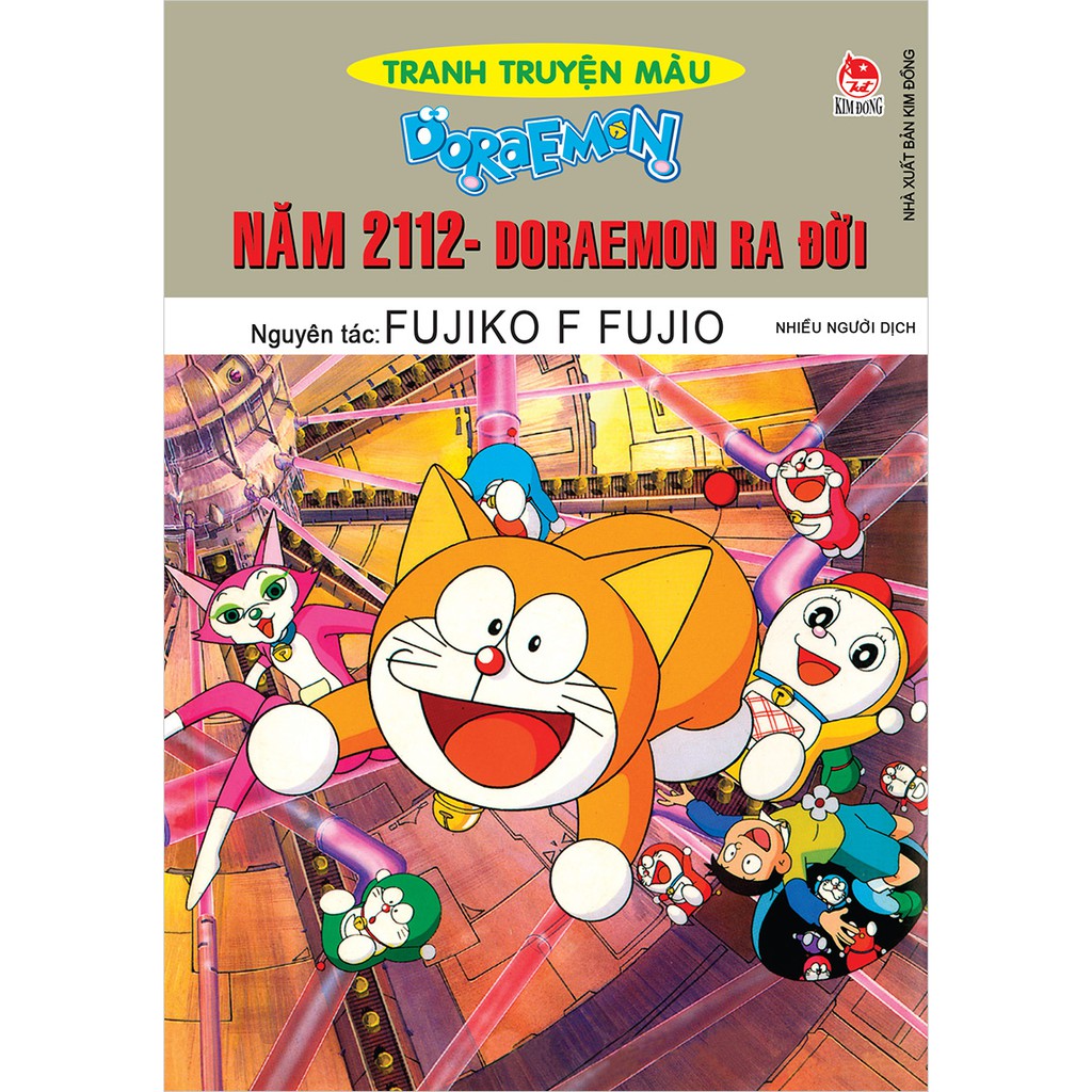 Truyện tranh Doraemon tranh truyện màu: Năm 2112 Doraemon ra đời - Fujiko F. Fujio - NXB Kim Đồng