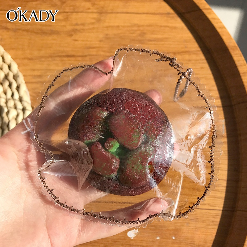 [Squishy Toys, Squishy Squeeze Toys Anti-Stress Toys, Slow Squishies, Okey Stress-Relieving Toys, Ultra-Realistic Soft Fruit Texture, Bouncy and Slow-Stretching for Sensory Fun.,OKADY Ultra Realistic Soft Squishy Fruit Stress Relief Toy with Slow Rebound ราคา 45 บาท*ส่งฟรี
