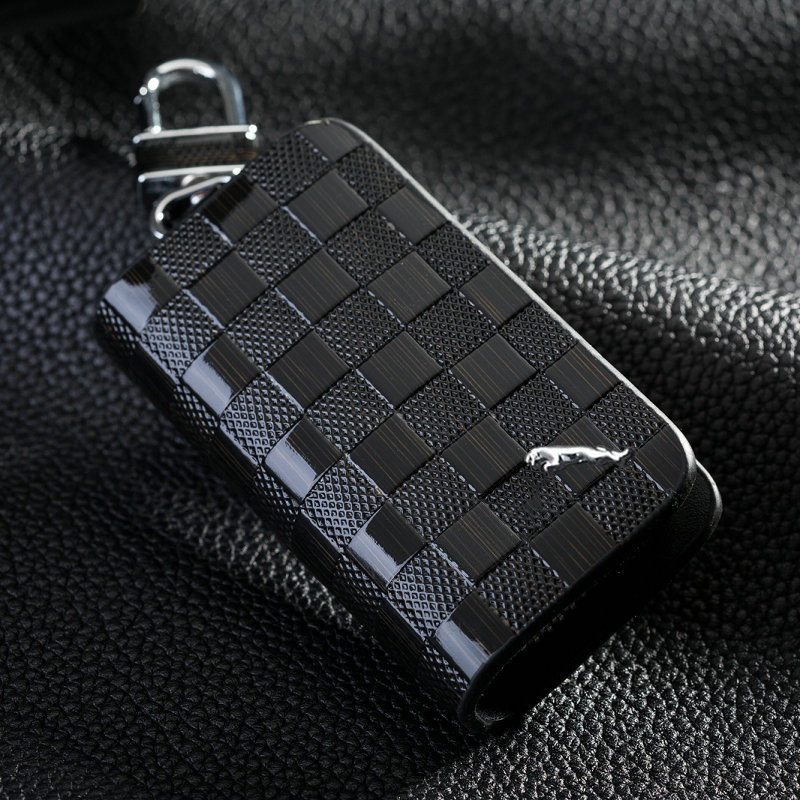 Vỏ bọc bảo vệ móc giữ khóa túi bọc chìa khóa xe ô tô bằng da cho Jaguar XF xfl XJ-S XJ-6 x loại xe F-PACE loại S loại F loại S 2000 XK xkr