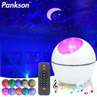 USB LED Star Night Light Colorful Starry Sky Galaxy Projector Child Gifts Bluetooth Music Player Romantic Projection Lamp Decor