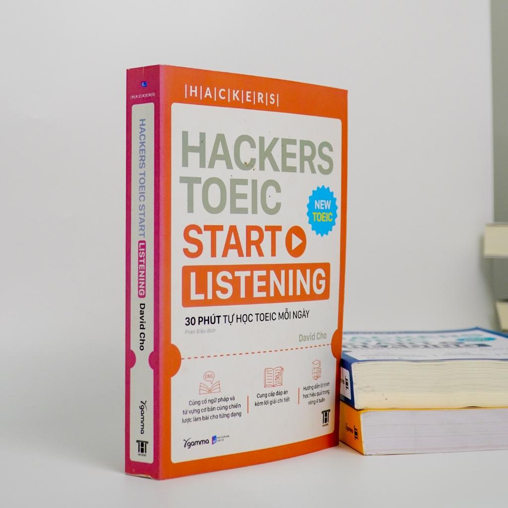 Sách - Combo Hacker TOEIC Vocabulary + Start Reading + Start Listening ( 3 cuốn ) - Mvn Books