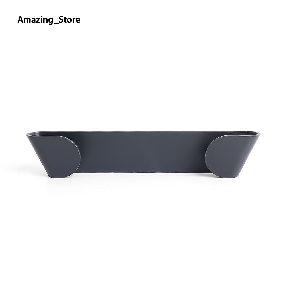 Amazing_Store [CLS2404A code reduced by 30k per 150k] Handheld plastic self-adhesive wall mounted pot cover bracket ราคา 20 บาท*ส่งฟรี