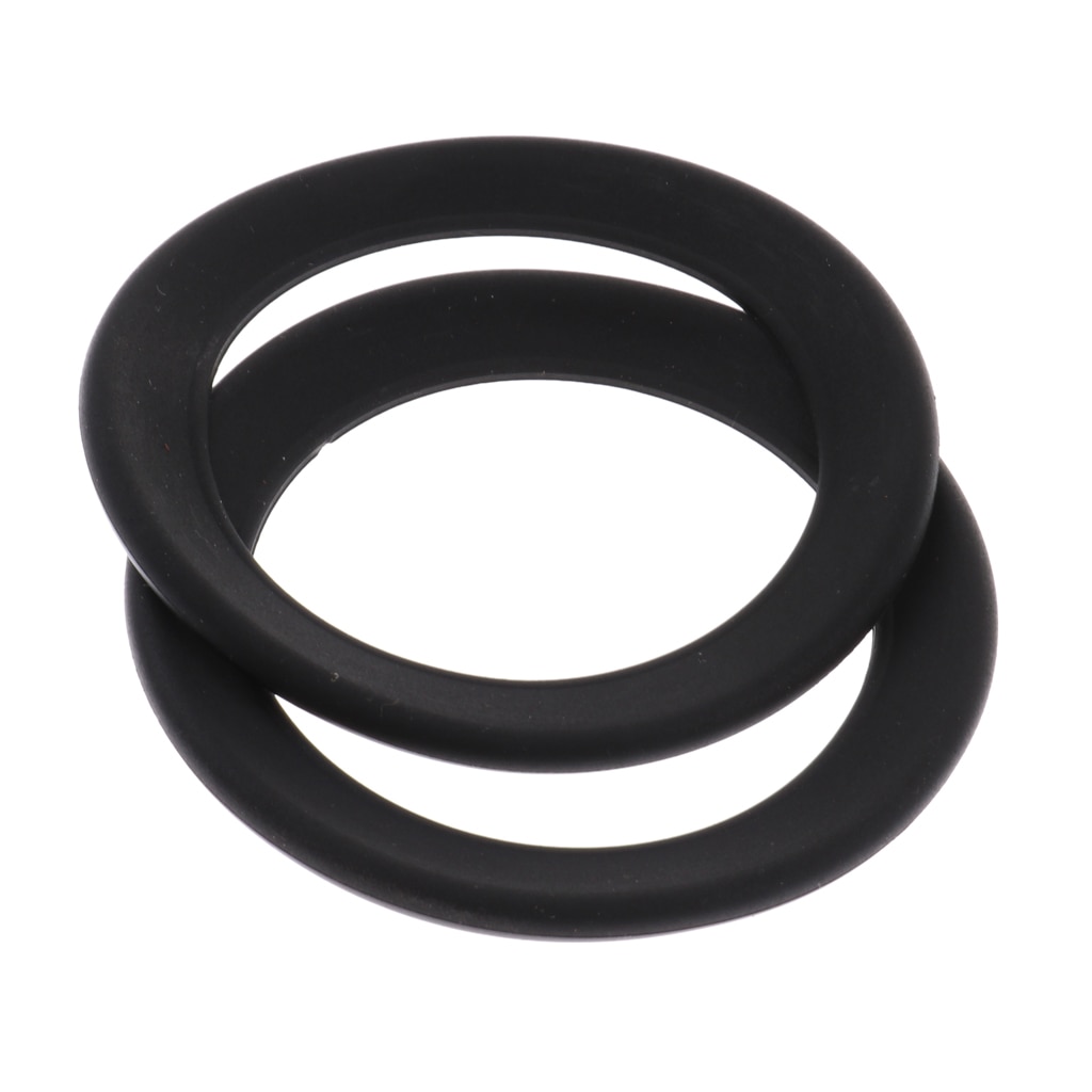 Tooyful 2Pcs Ruer Protector Saxophone Mute Ring Sax Silencer for Soprano Alto Tenor Sax Trumpet Replacement Parts