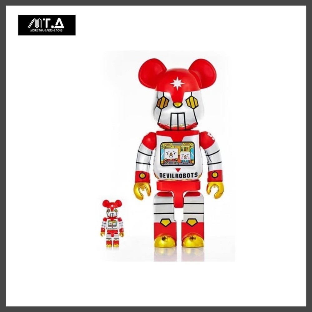 พร้อมส่ง🇹🇭 MTA. Bearbrick DevilRobots TO-FU ROBO ActionCity EXCLUSIVE 400% + 100% ราคา 9,101 บาท*ส่งฟรี
