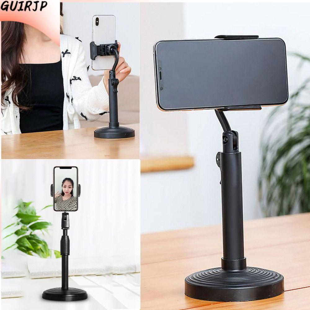 GUIRJP Xoay 360 ° Giá đỡ điện thoại di động Có thể gập lại Phụ kiện phổ thông Giá đỡ điện thoại tự chân dung Thuận tiện Có thể mở rộng Giá để bàn Văn phòng tại nhà