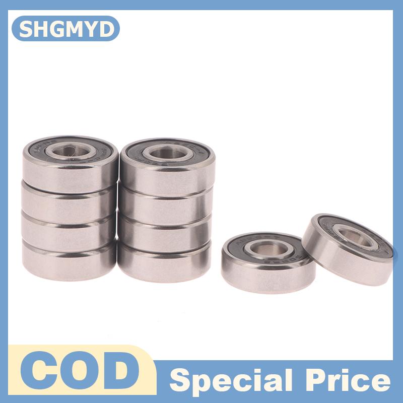 SHGMYD 10pcs 608ZZ 608RS ABEC-7 rãnh sâu 8x22x7mm Mini Ball Bearing Carbon thép cho Skateboard Scoot