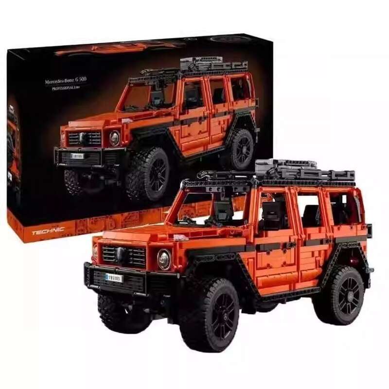 [LEGO] Tương thích với LEGO Technic Series 42177 Xe Mercedes-Benz G500 Mô hình lớn bằng khối xây dựn