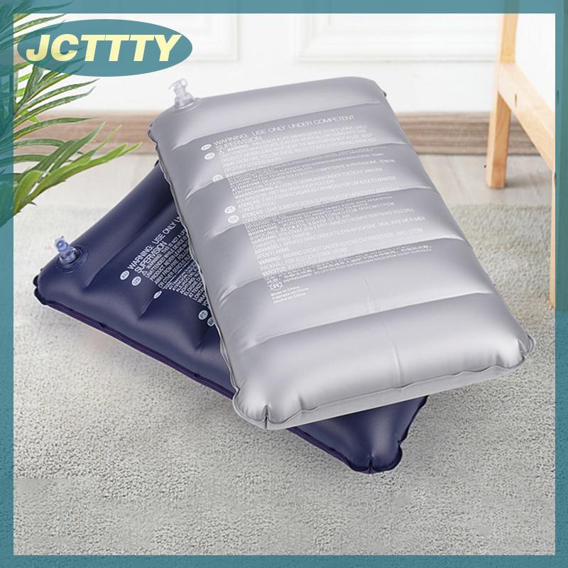 JCTTTY 47x30cm đệm không khí Gối ngoài trời cắm trại ngủ đệm di động gấp vuông Inflatable gối siêu nhẹ du lịch tựa lưng