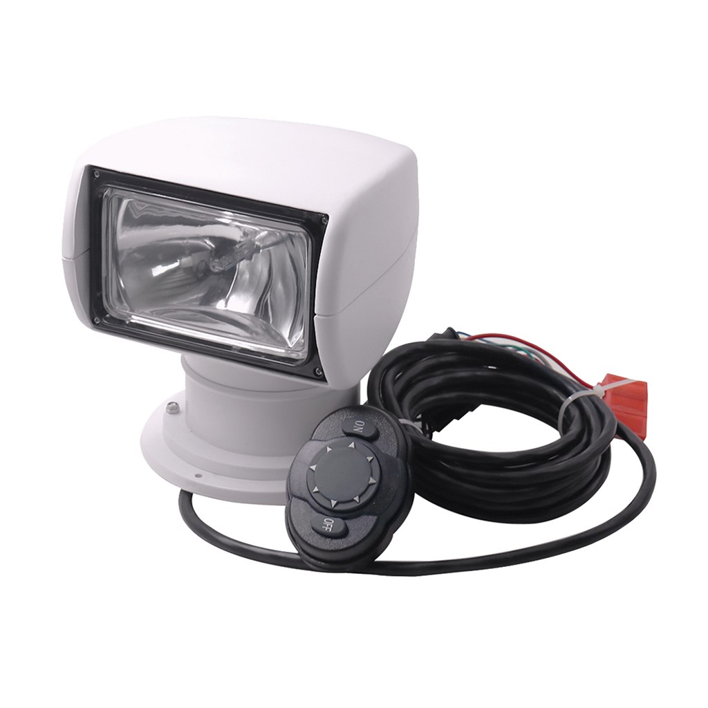 Boat Remote Control Spotlight Truck Marine Remote Searchlight 12V 100W Bulb