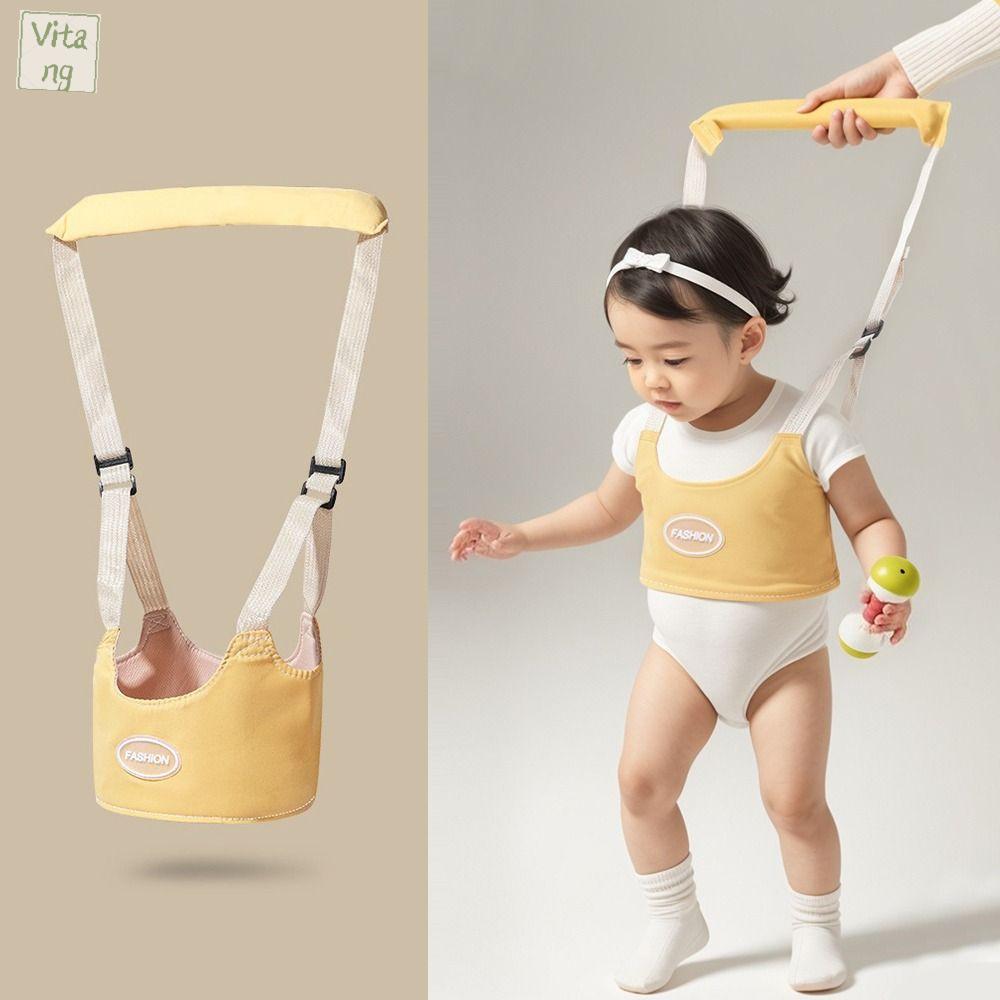 VITANG Có thể điều chỉnh Đai tập đi cho bé An toàn Thiết bị cầm tay Dây đeo hỗ trợ đi bộ Trẻ mới biết đi Màu sắc đồng nhất Dây đai an toàn cho trẻ sơ sinh Dây cương
