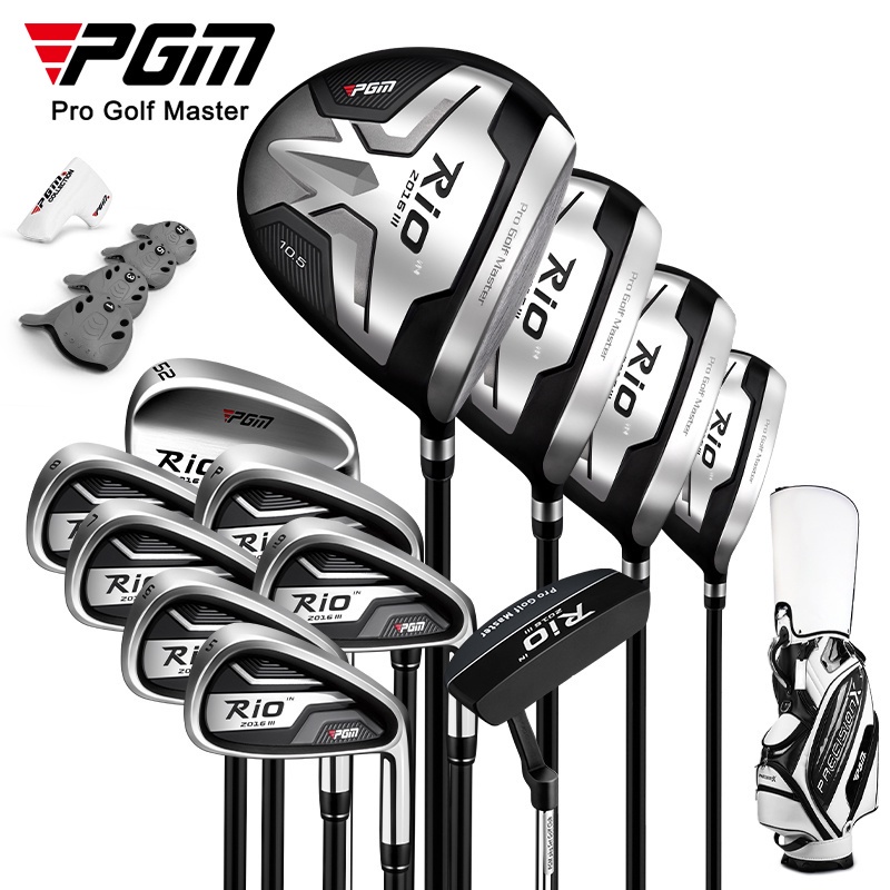 PGM RIO III series 4pcs 12pcs High rebound men right handed golf complete set of clubs with golf staff bag for beginner golfer ราคา 20,103 บาท*ส่งฟรี