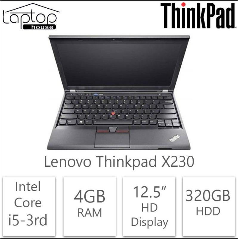 Lenovo ThinkPad X230 12.5 Core i5 3rd Gen 4GB RAM (Refurbished)