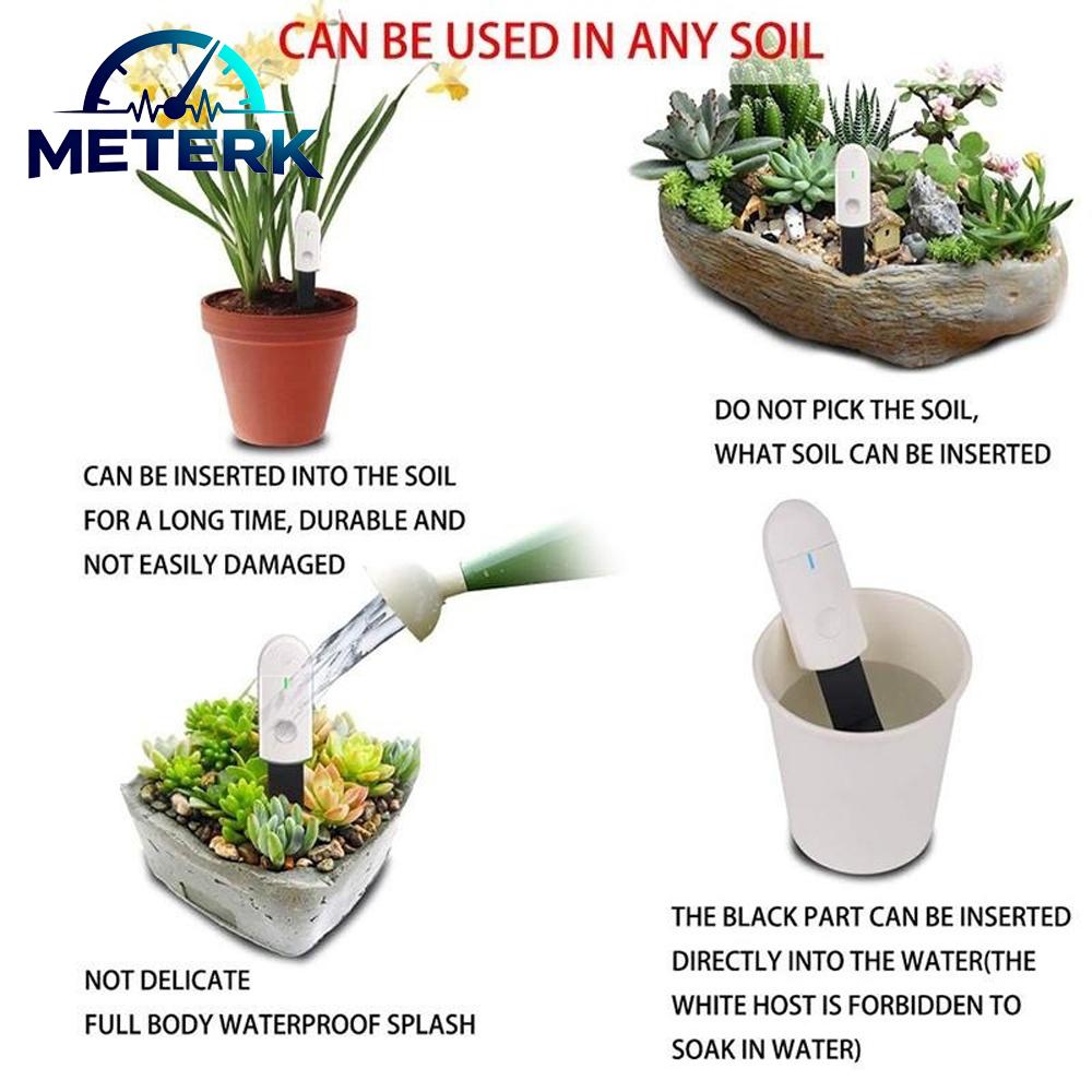 Meterk SIUKE Detector Intelligent Soil Test Meter Tool for Garden Indoor Outdoor Farm Lawn Plants Flower Monitor ราคา 136 บาท*ส่งฟรี