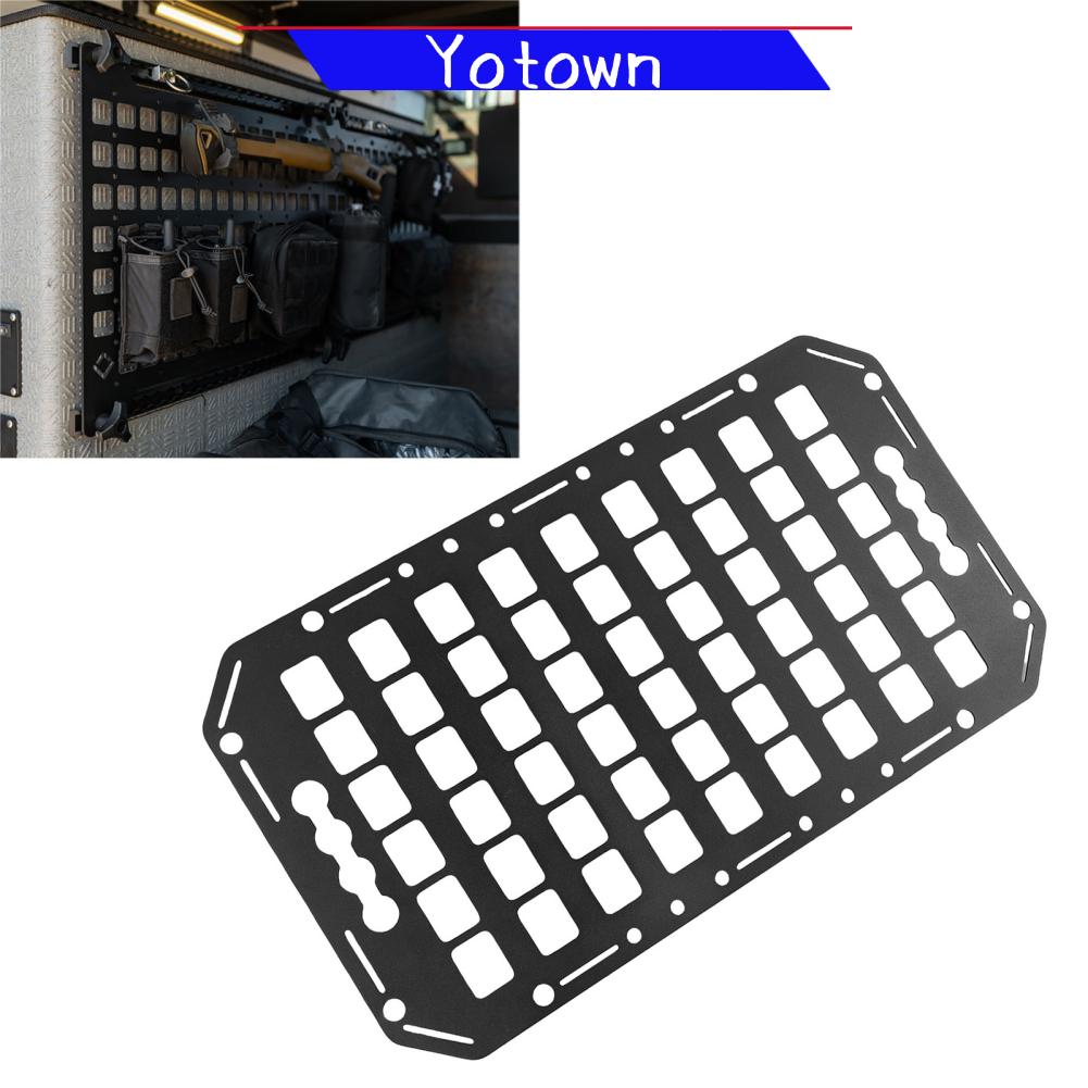 Yotown Bảng điều khiển giường xe tải bằng nhôm Zerone Bộ sắp xếp lưu trữ theo dõi L với nhiều lỗ gắn cho xe SUV Xe bán tải Xe tải RV Xe moóc và phương tiện cắm trại Giá 690,000 Đồng*Miễn phí vận chuyển