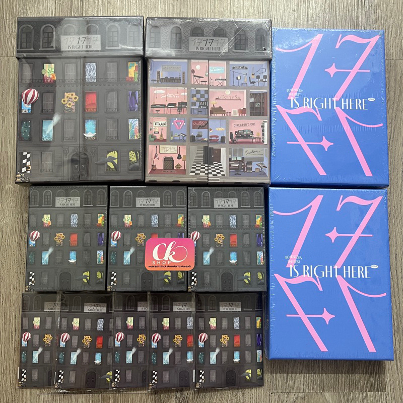 Bộ album SEVENTEEN - 17 IS RIGHT HERE có sẵn