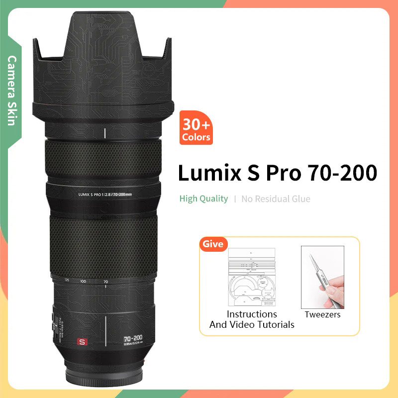 Miếng dán bảo vệ chống trầy xước da ống kính Panasonic Lumix S Pro 70-200 f2.8 cho Lumix 70 200mm