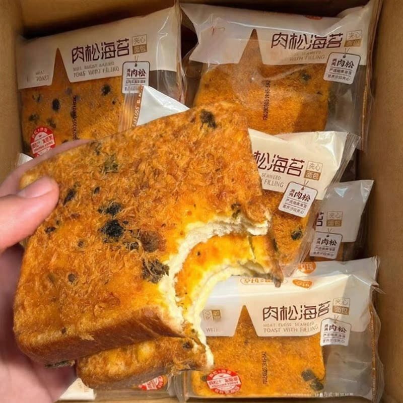 「TW‧Food」 Healthy Meal Replacement Seaweed Floss Bread
