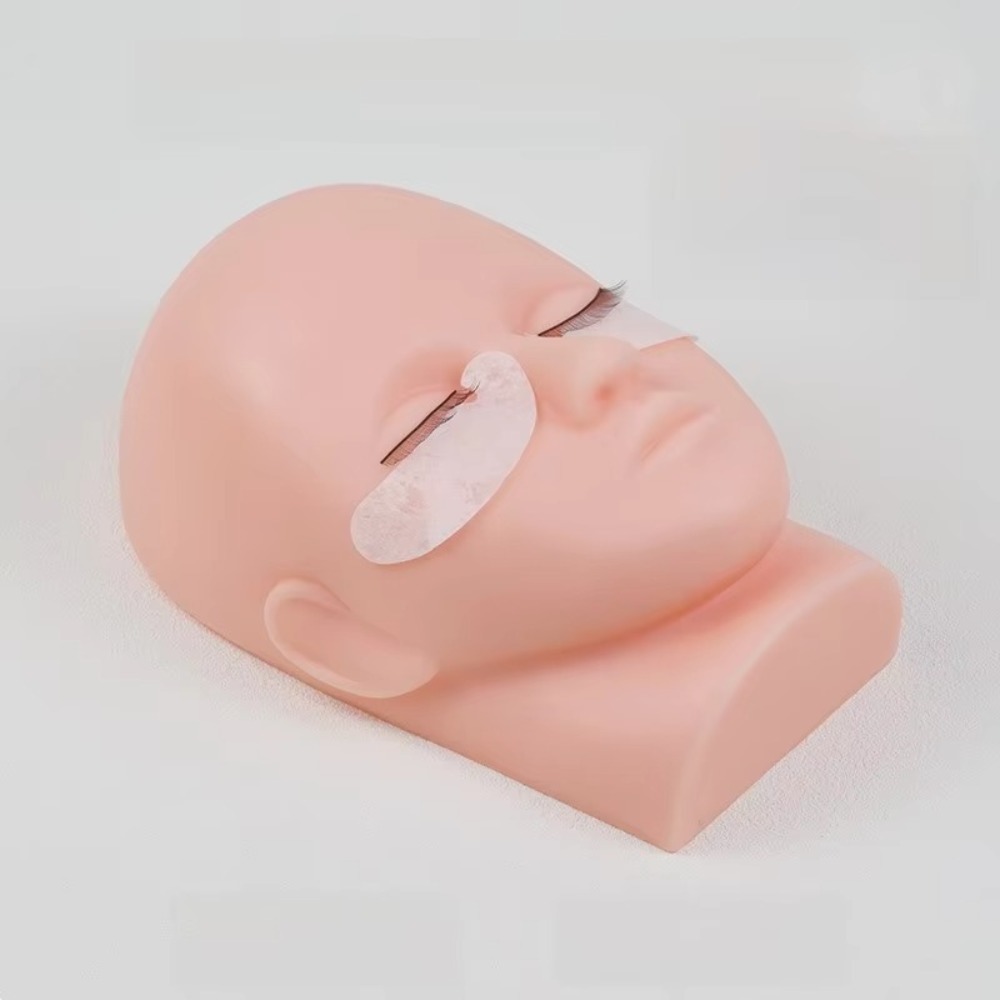 NQICZR Silicone Mô hình thực hành nối mi Mềm mại Mô phỏng Đầu người giả Bền bỉ Có thể tái sử dụng Mô hình đầu người thực tế Dụng Cụ Làm Đẹp Cho Người  Bắt Đầu - 2
