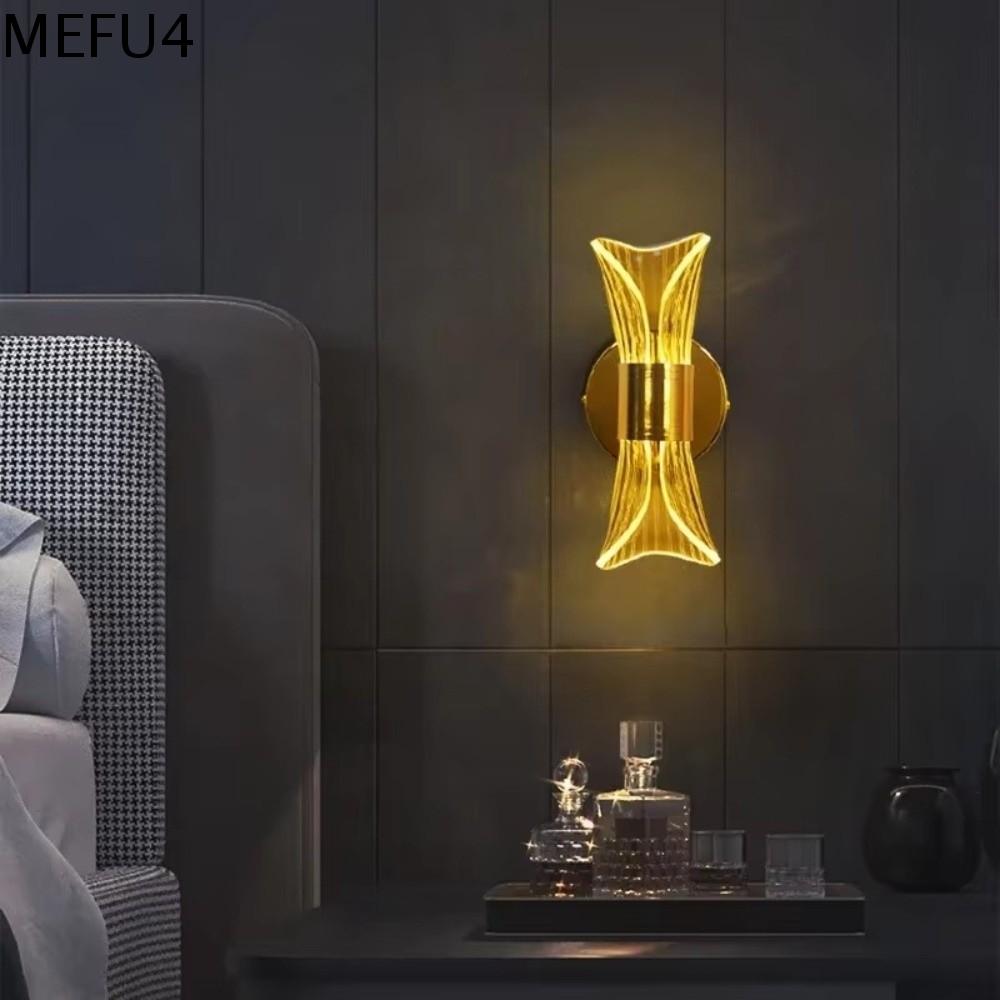 MEFU4 Đèn LED Đèn tường LED Có thể điều chỉnh độ sáng Sang trọng Đèn ngủ Hiện đại Acrylic Đèn trang trí nội thất Ánh sáng phòng ngủ