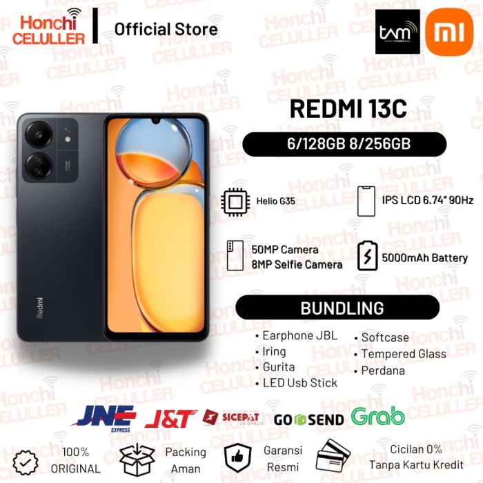 Xiaomi Redmi 13C 8/256GB 6/128GB Garansi Resmi Indonesia TAM Harga  1,249,000 Ringgit*Penghantaran Percuma