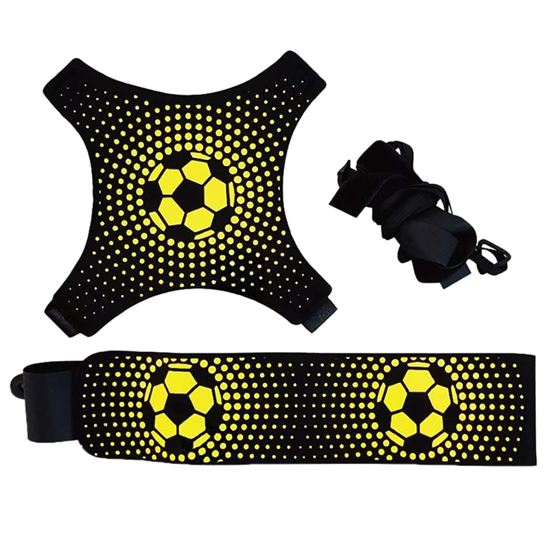 (BGOP) Soccer Ball Training Belt, Football Kick Throw Solo Practice Training Aid Control Skills Adjustable Belt for Kids Adults