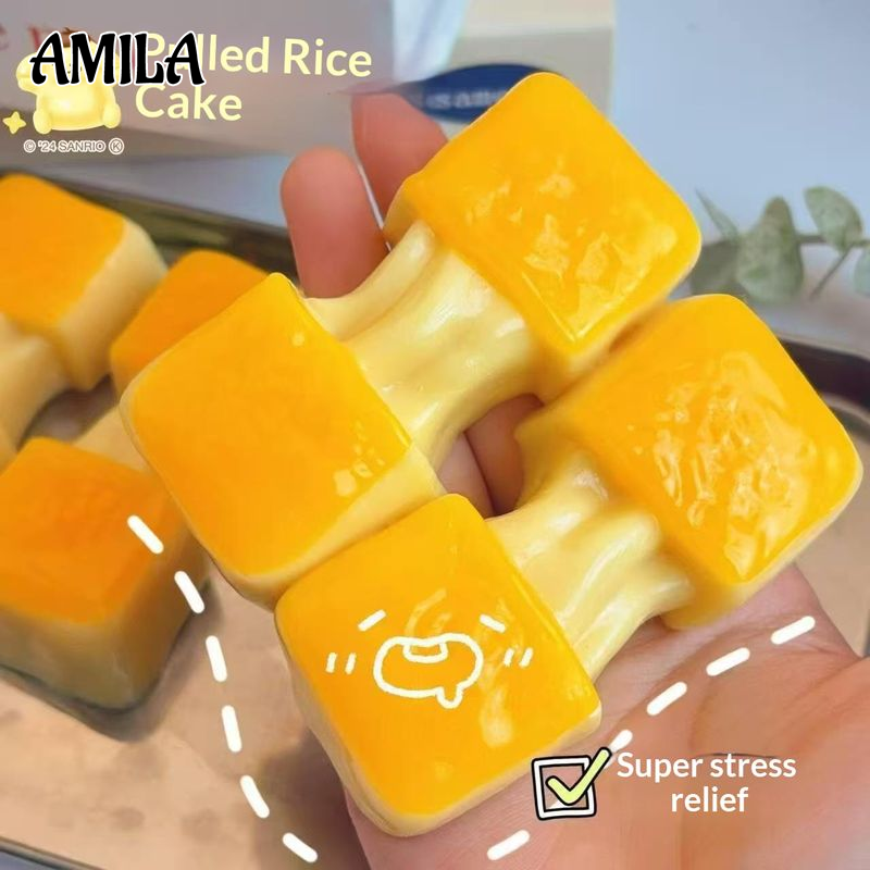 AMILA Relaxing Slow-Rebound Cookie Squishy Toy for Stress Relief and Sensory Play ราคา 54 บาท*ส่งฟรี