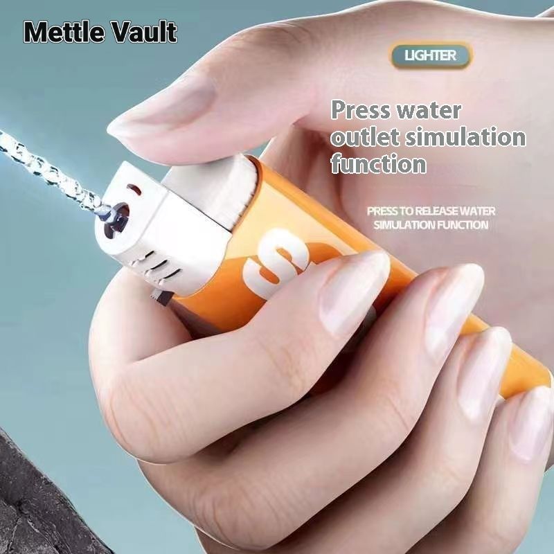 Mettle Vault Tiktok Trick Lighter Water Gun Toy Spoof Girlfriend Lighter Water Spraying Festival Strange Gift Main Picture ราคา 27 บาท*ส่งฟรี