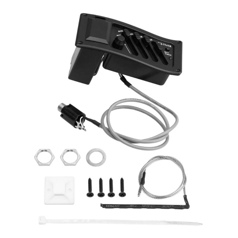 Professional 4 Band EQ System Plastic Texture Suitable for Acoustic Instruments Includes Connector Spacers Screws - 3
