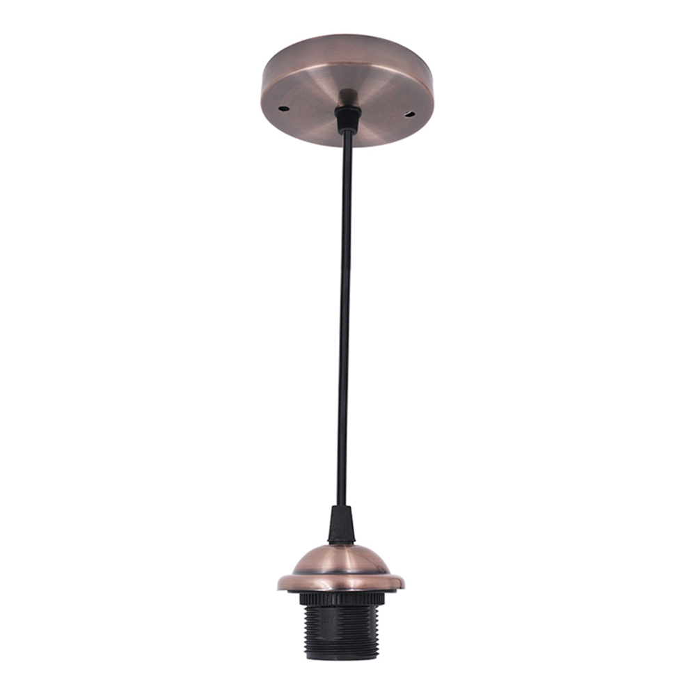 HQIANGDA Retro Vintage Ceiling Light Bulb Holder Pendant Light E27 Socket Lamp Base