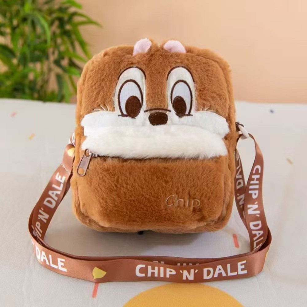 SHENT Thiết kế hoạt hình Túi đeo chéo Nick Judy. Chất liệu nhung Túi điện thoại di động Dễ thương Mẫu vui nhộn Túi nhung Chủ đề Anime - 8