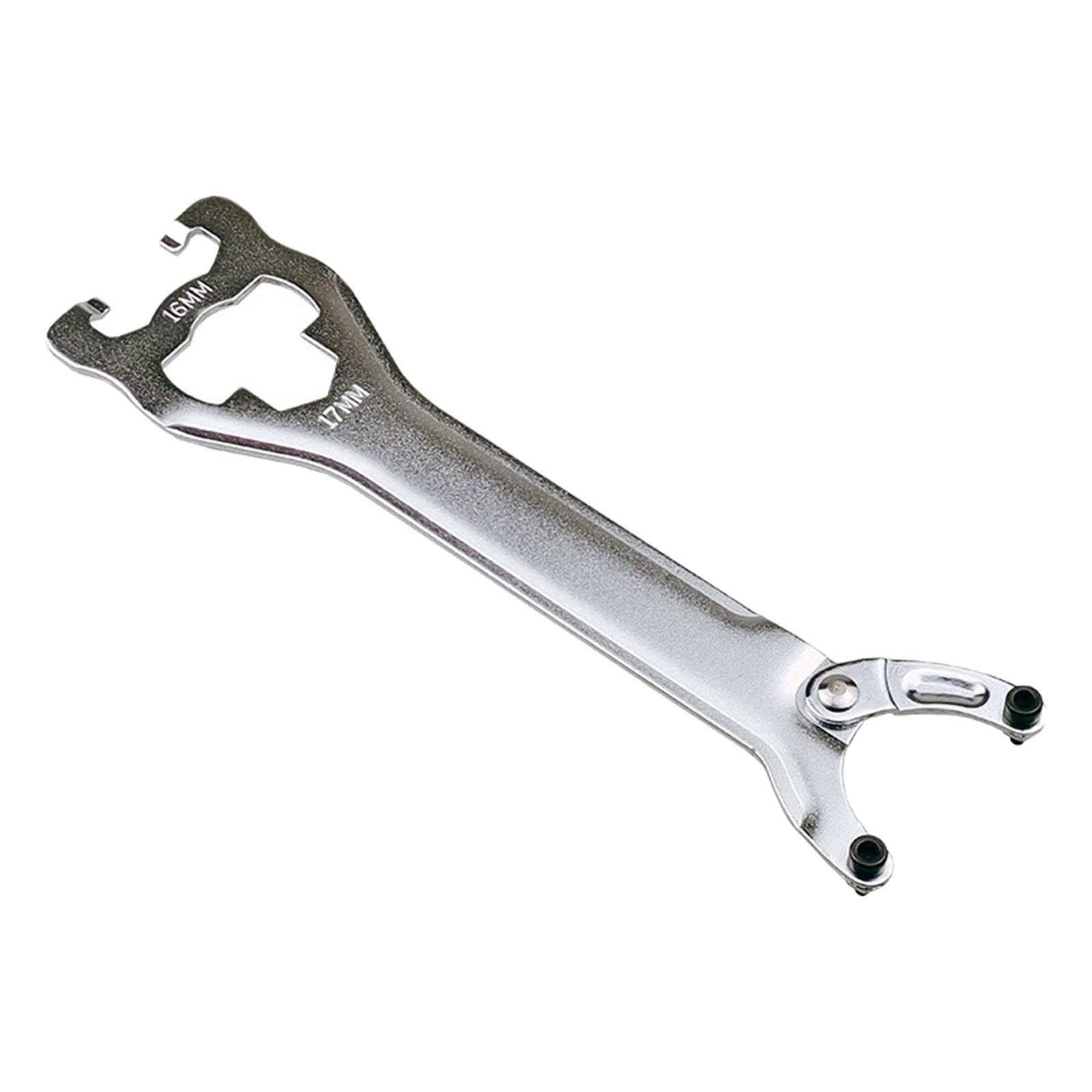 Bottom Bracket Wrench Lock Remover Spanner Double Headed Wrench Tool Steel for Remove Old Bottom Bracket maintenance