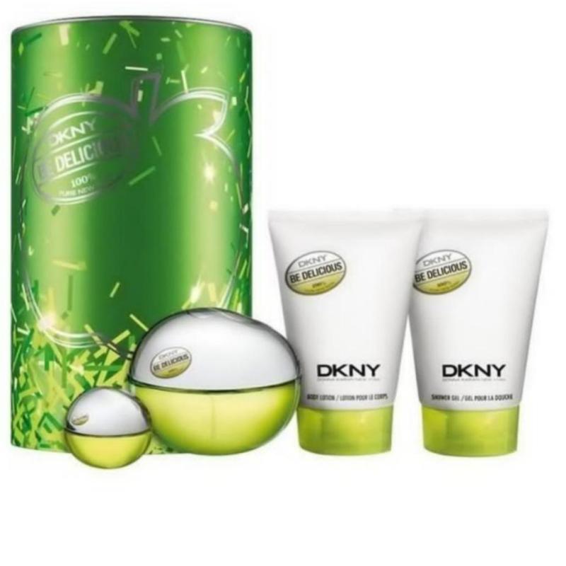 Buy DKNY Be Delicious Essentials Set (EDP+ Body Lotion + Shower Gel) Singapore