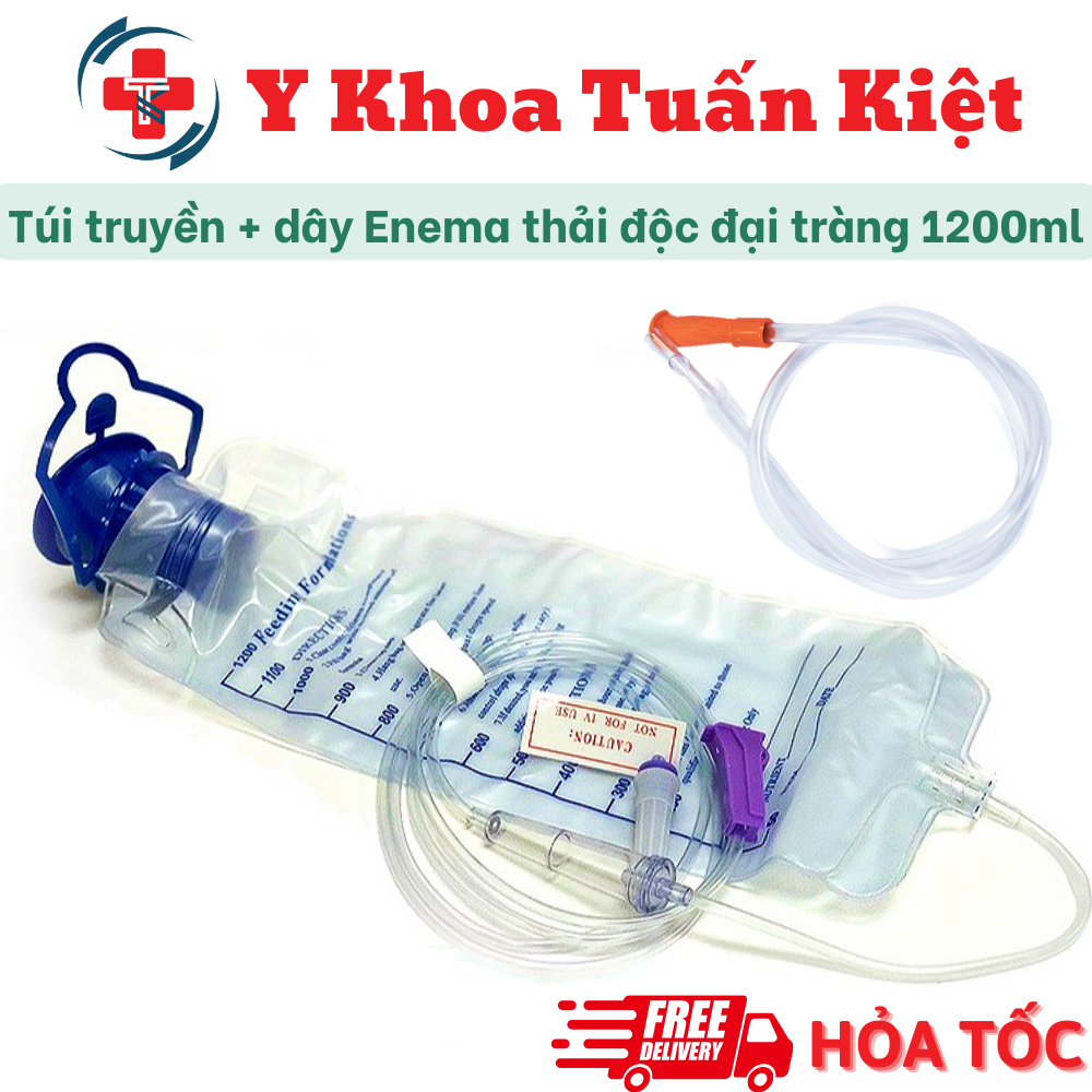 ✅ Túi truyền súc ruột enema thải độc đại tràng 1200ml