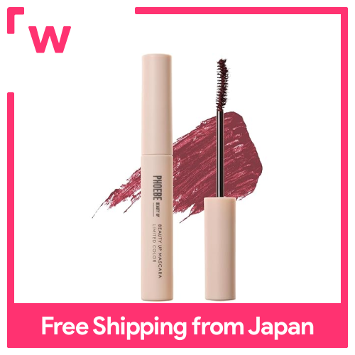Phoebe vẻ đẹp lên Mascara [dài & Curl-Giữ Huyết Thanh mascara mà đi kèm với nước nóng] sâu Bordeaux 5g