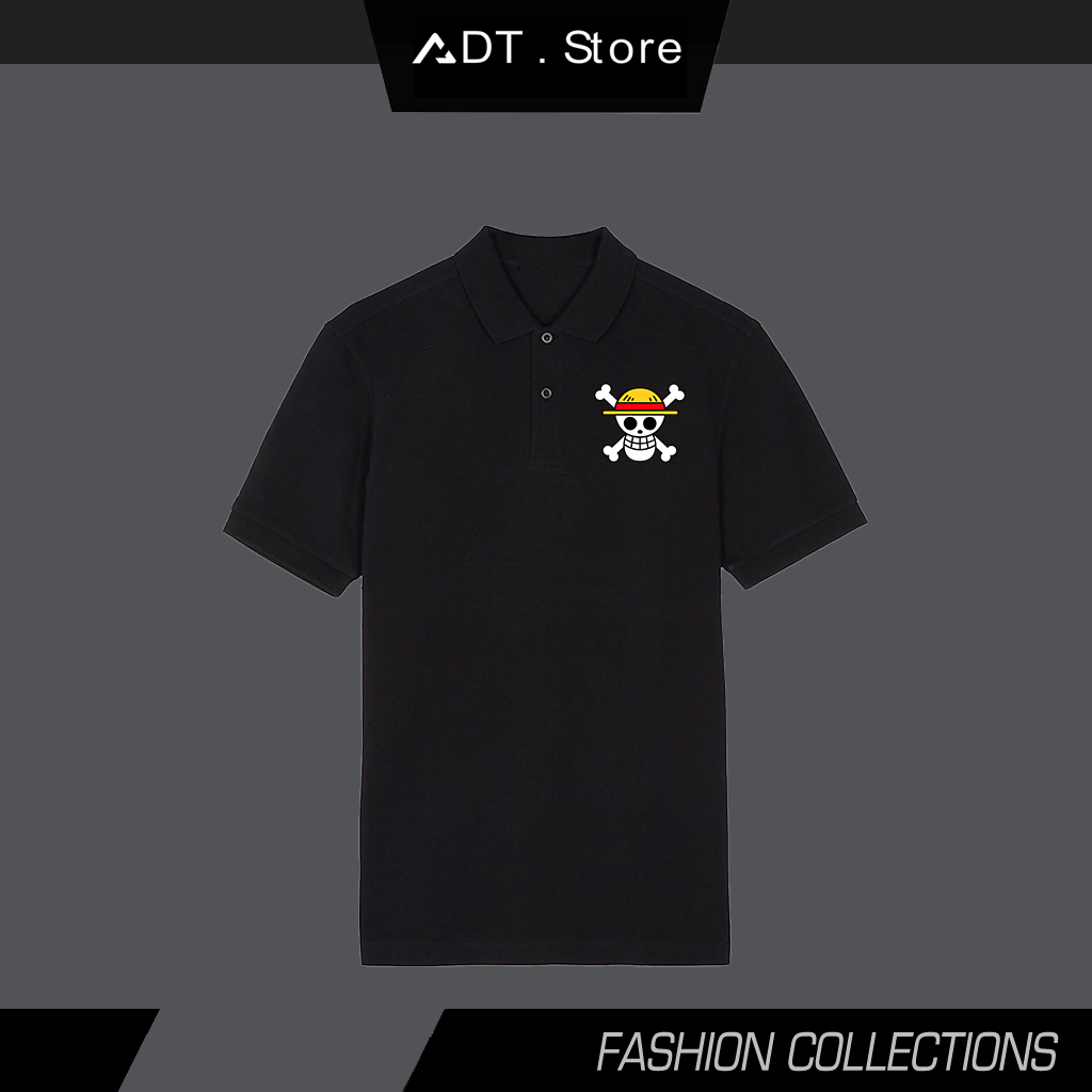 ÁO POLO CÓ CỔ FORM BASIC -  Áo in hình Anime One Piece - dễ phối đồ - chất thoáng mát | Milo Clothes