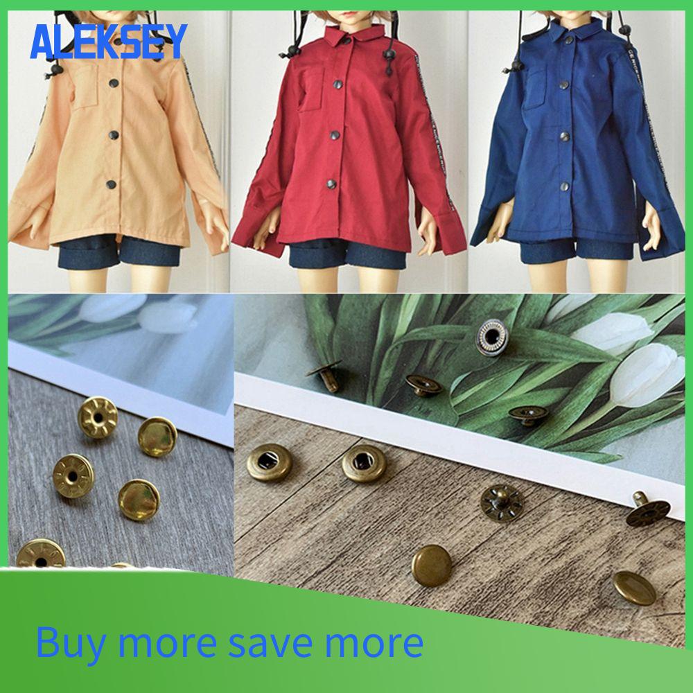 FASHION ALEKSEY 3 Sets 6 8mm Invisible Snap Craft Clothing Sewing Buckle