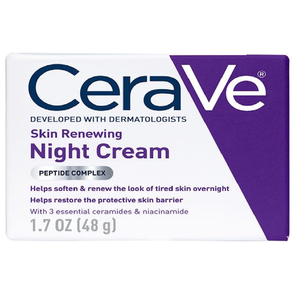 Cerave Skin Renewing Night Cream 48G Hyaluronic Acid Niacinamide