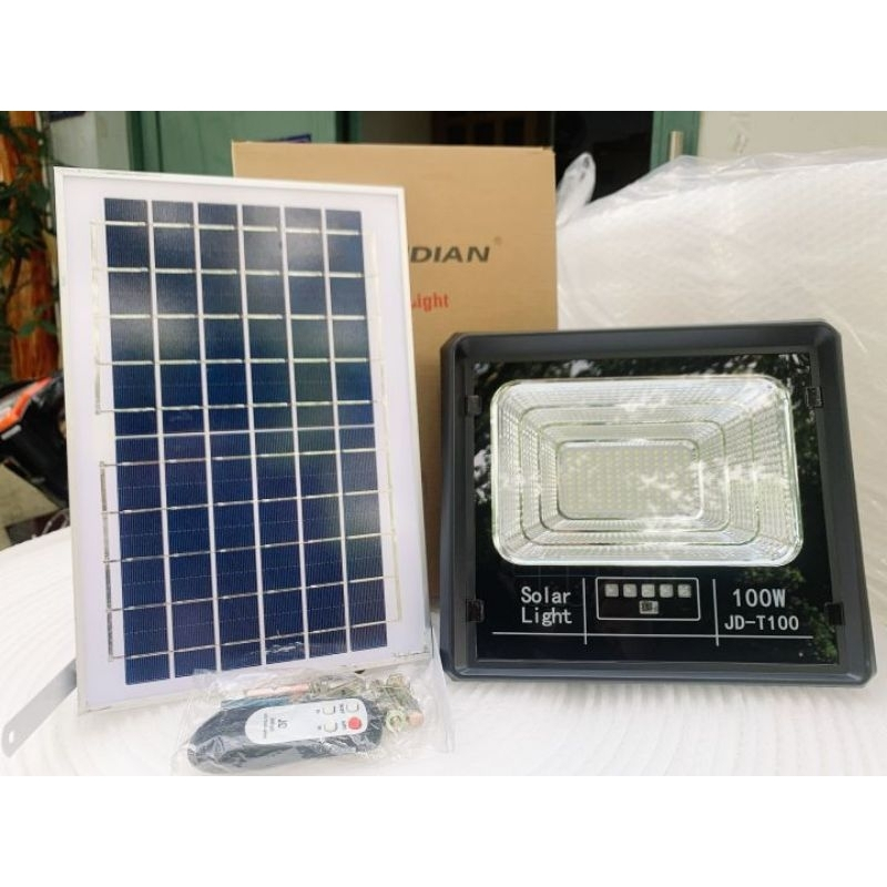 Đèn pha năng lượng mặt trời Solar Light Jindian 100W 200W 300W.