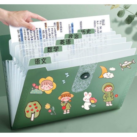 Túi đựng tài liệu giấy a4 12 ngăn