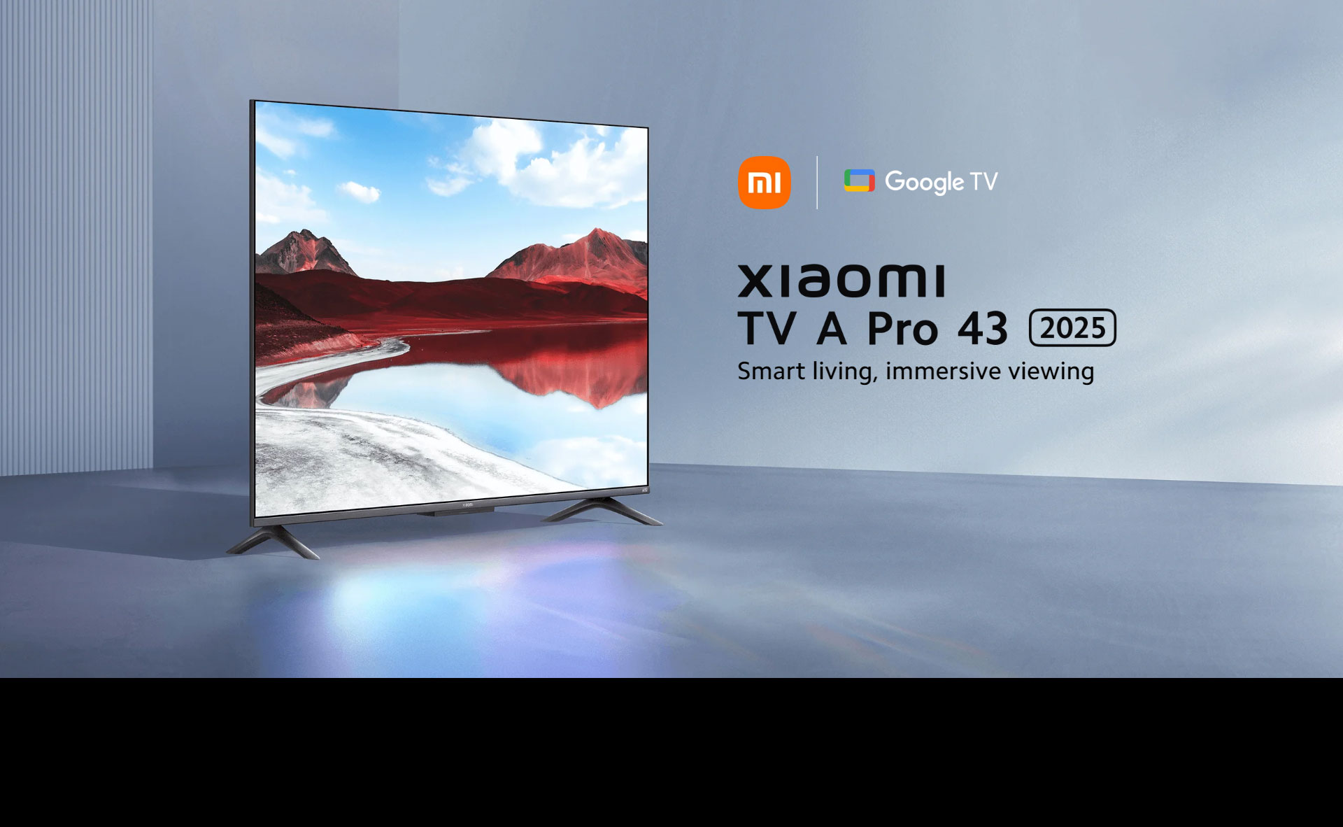 Xiaomi TV | A Pro 43 Inch 2025 |Free Installation | 4K UHD | QLED Display | 60Hz | Google TV | Google Assistant Built-in
