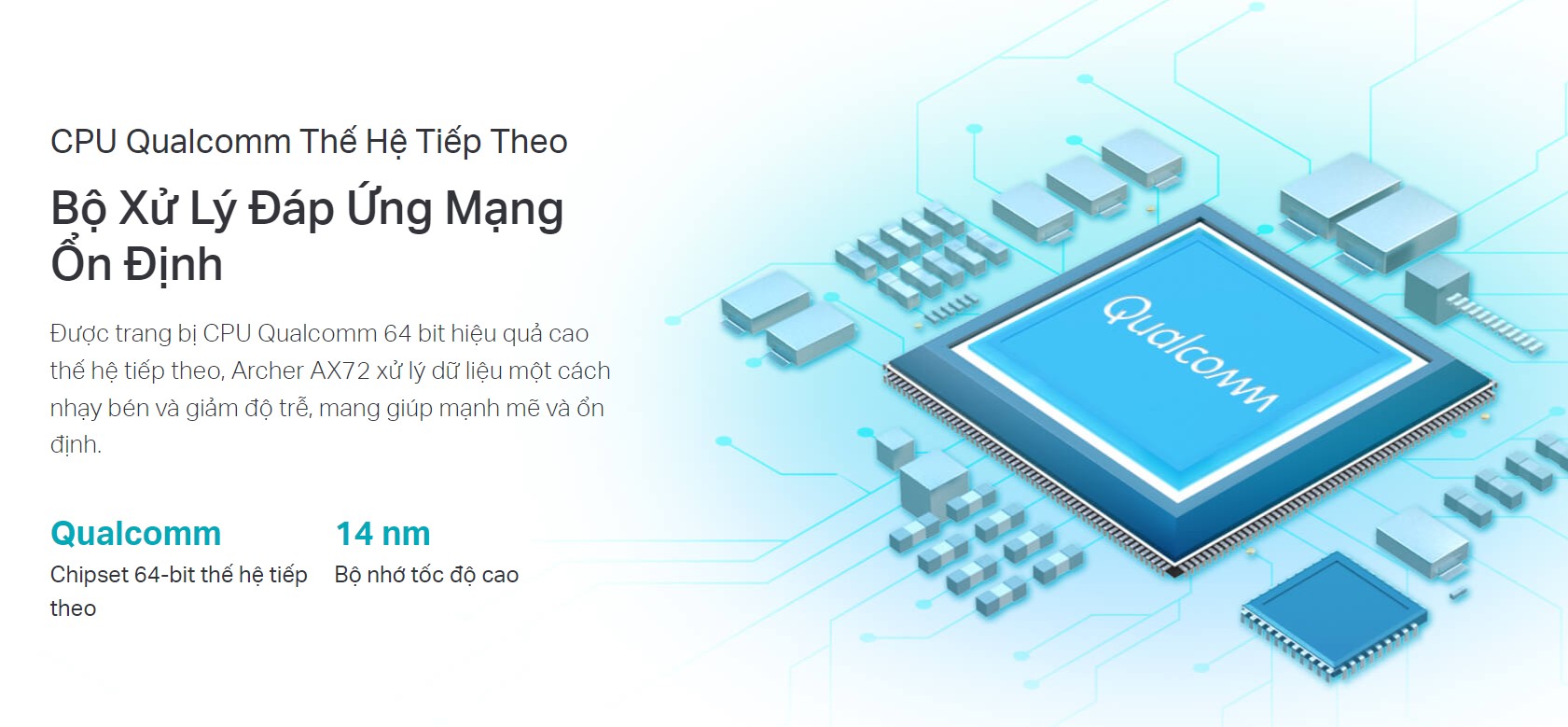 Bộ phát wifi 6 TP-Link Archer AX72 Wireless AX5400