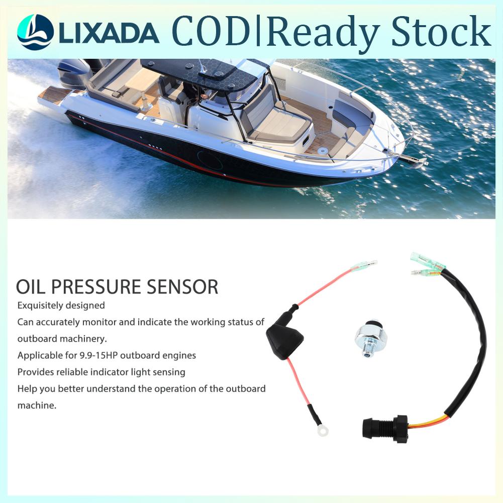 Lixada Cảm biến áp suất dầu ABS Hợp kim nhôm đáng tin cậy thiết bị truyền áp suất dầu động cơ cảm biến áp suất dầu cho sửa chữa