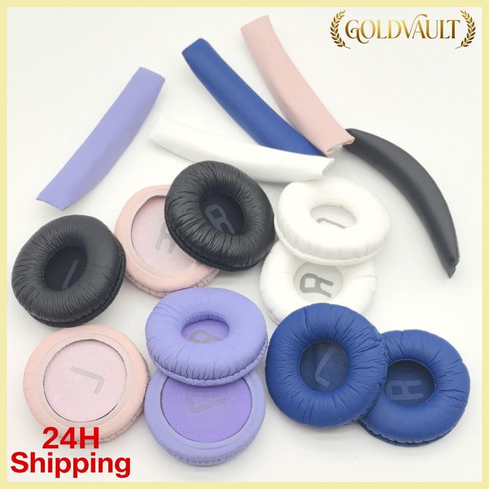 GOLDVAULT Thay thế Miếng đệm tai cho tai nghe Bọt Thoải mái Gối đệm tai Bền bỉ Mềm mại Đệm tai Cho JBL T520BT T510BT T500BT T450BT Phụ kiện tai nghe