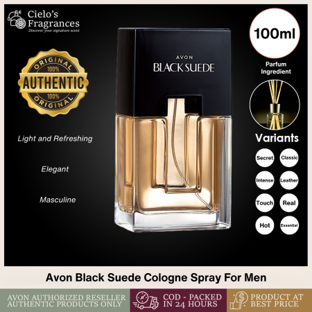 Avon Black Suede Men's Cologne Spray - Cielo's Fragrances