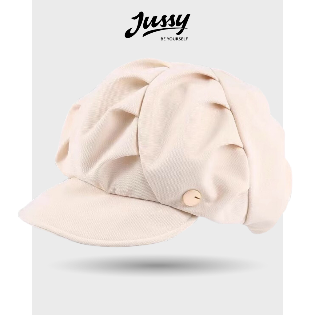 Mũ nồi newsboy nữ jbr05 jussy official kiểu mũ beret nữ chất vải dày có lớp lót niều màu vintage