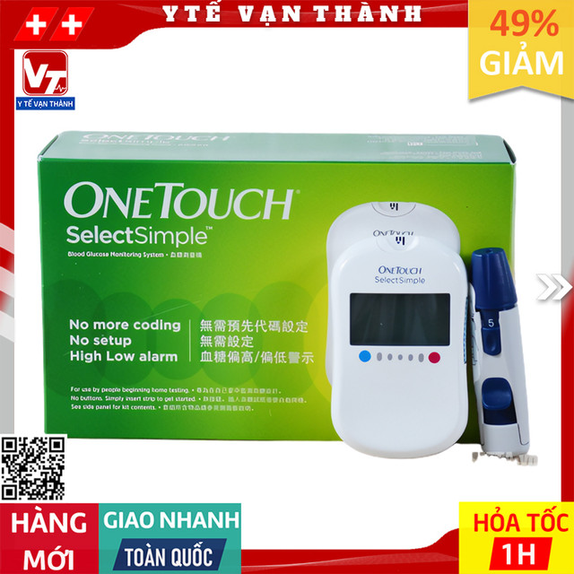 ✅ máy đo đường huyết onetouch select simple | -vt0558 - y tế vạn thành