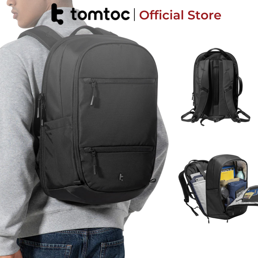 Balo chống sốc cho Macbook/Laptop Tomtoc UrbanEX-T77 Laptop Backpack chính hãng, siêu nhẹ, bền bỉ