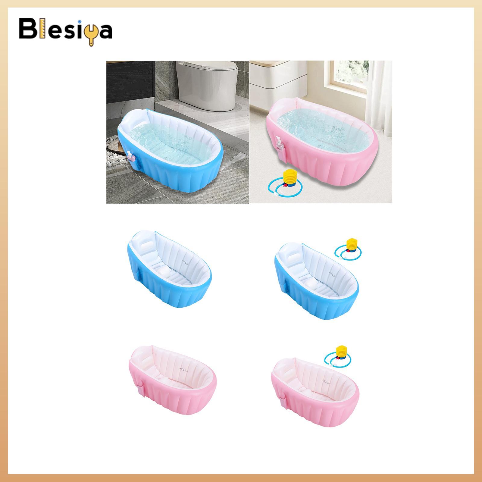 Baby Inflatable Bathtub Foldable Portable with Repair Set Central Air Column Design Non Slip Travel Bathtub Toddler Bathing Tub ราคา 5,095 บาท*ส่งฟรี