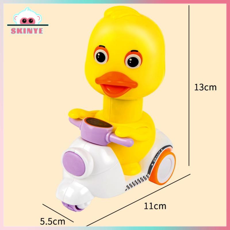 Skinye ✨Ready Stock✨ Kawayi Cute 1PCS Đồ chơi trẻ em có thể trở lại xe mà không cần pin nhấn trẻ em vui vẻ món quà Tiểu Thuyết mô phỏng động vật cưỡi xe máy