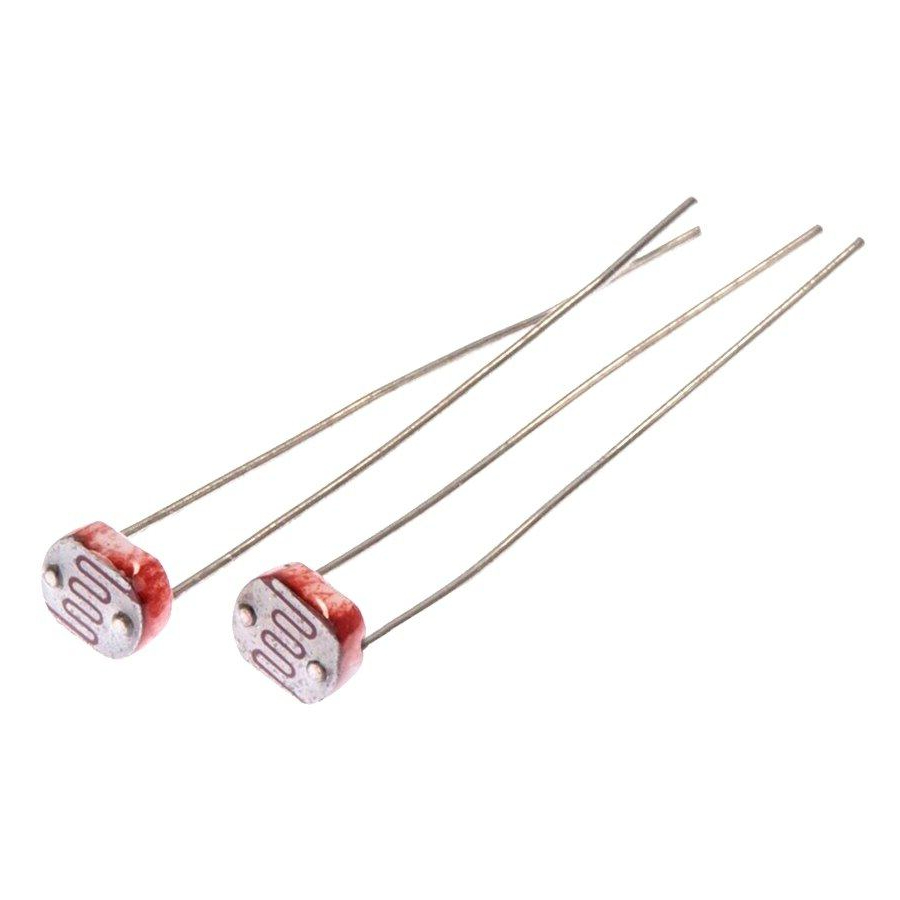 20 chiếc điện trở phụ thuộc ánh sáng 5528 điện trở quang ldr 5mm điện trở quang bán lẻ cho điện trở quang arduino